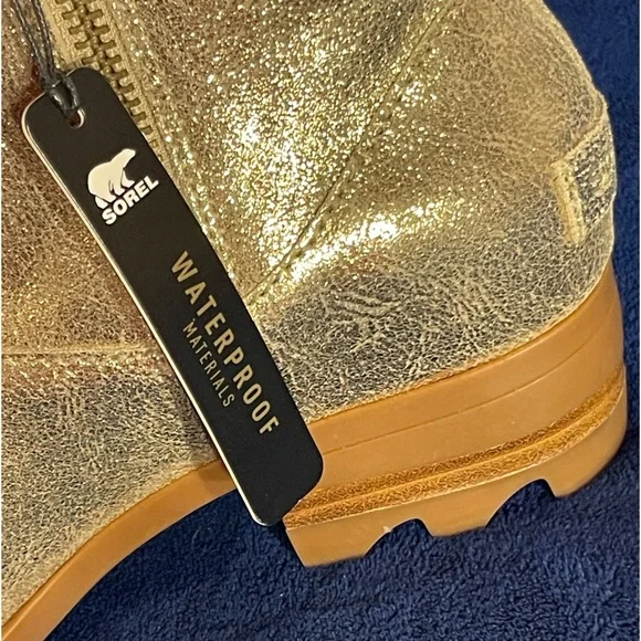 SOREL Lola ll Bootie in Sandy Tan “Gold” NWT Size 9.5 - Picture 10 of 16